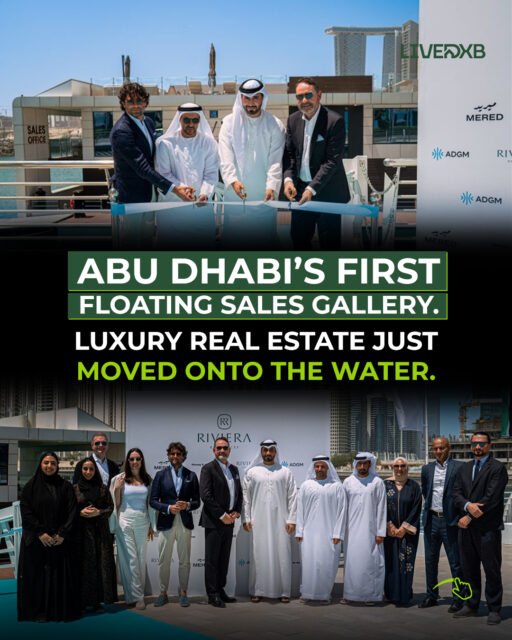 Abu dhabi just introduced its first floating real estate sales gallery.

developer MERED launched the immersive waterfront experience on Al Reem Island as a preview for Riviera Residences, its upcoming luxury residential project.

the development will include more than 400 apartments and 11 villas, designed by globally renowned architects Herzog & de Meuron.

the launch also reflects abu dhabi’s growing momentum in luxury real estate, with property transaction values reportedly rising 160% in q1 2026.

source: https://www.khaleejtimes.com/business/property/mered-launches-abu-dhabis-first-floating-sales-gallery-on-al-reem-island-as-gateway-to-riviera-residences

#abudhabi #alreemisland #luxuryrealestate #uaerealestate #propertymarket #waterfrontliving #realestateuae #abudhabilifestyle #architecture #rivieresidences #mered #investment #offplan #luxuryliving #livedxb