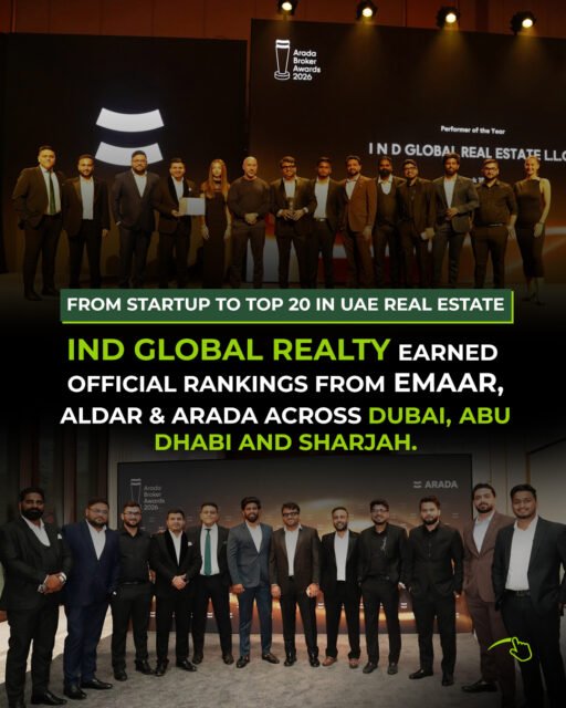 From breaking into the market to earning recognition from UAE’s biggest developers @indglobalrealty is moving fast and aiming higher in 2026. 🚀

#dubairealestate #uaeproperty #emaar #aldar #arada #dubaiinvestments #luxuryrealestate #dubaiproperty #realestateuae #propertynews #livedxb #livedx.io
