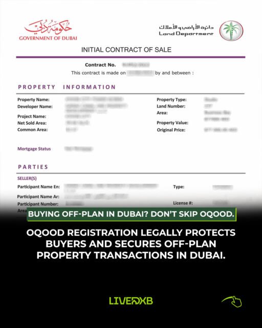 Dubai’s off-plan market keeps growing but smart investors know protection matters just as much as opportunity. 

Oqood registration is becoming a key safeguard for buyers investing in the city’s booming property sector. 

#dubairealestate #offplanproperty #dubailanddepartment #oqood #dubaiinvestment #uaeproperty #propertynews #realestateuae #dubailiving #livedxb