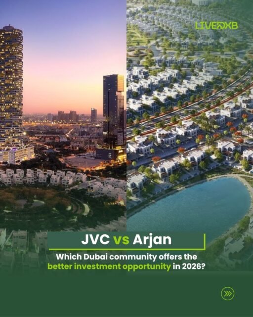 Both communities continue to attract investors with strong rental demand, but the right choice depends on your investment goals. JVC offers a more established market and stronger resale activity, while Arjan appeals to buyers looking for lower entry prices and future growth potential.

💬 Which area would you invest in?

Follow @livedxb.io for more Dubai real estate insights.

#dubairealestate #dubaiinvestment #jvc #arjan #dubaiproperty #uaerealestate #investindubai #propertyinvestment #dubailifestyle #realestateinvesting #dubainews #livedxb #dubaihomes #uae #realestate