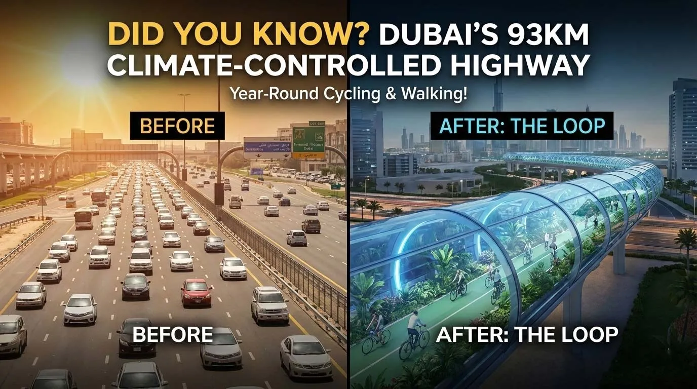 DID YOU KNOW? Dubai is Building a 93km “AC Highway” for Cyclists