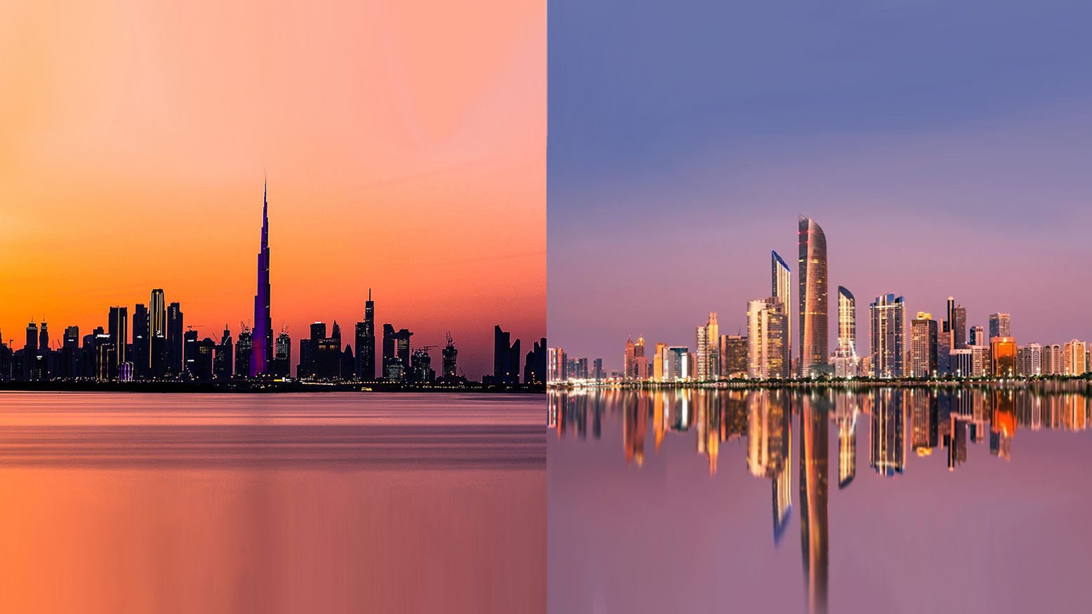 Dubai vs Abu Dhabi. Two Cities. Two Real Estate Markets.