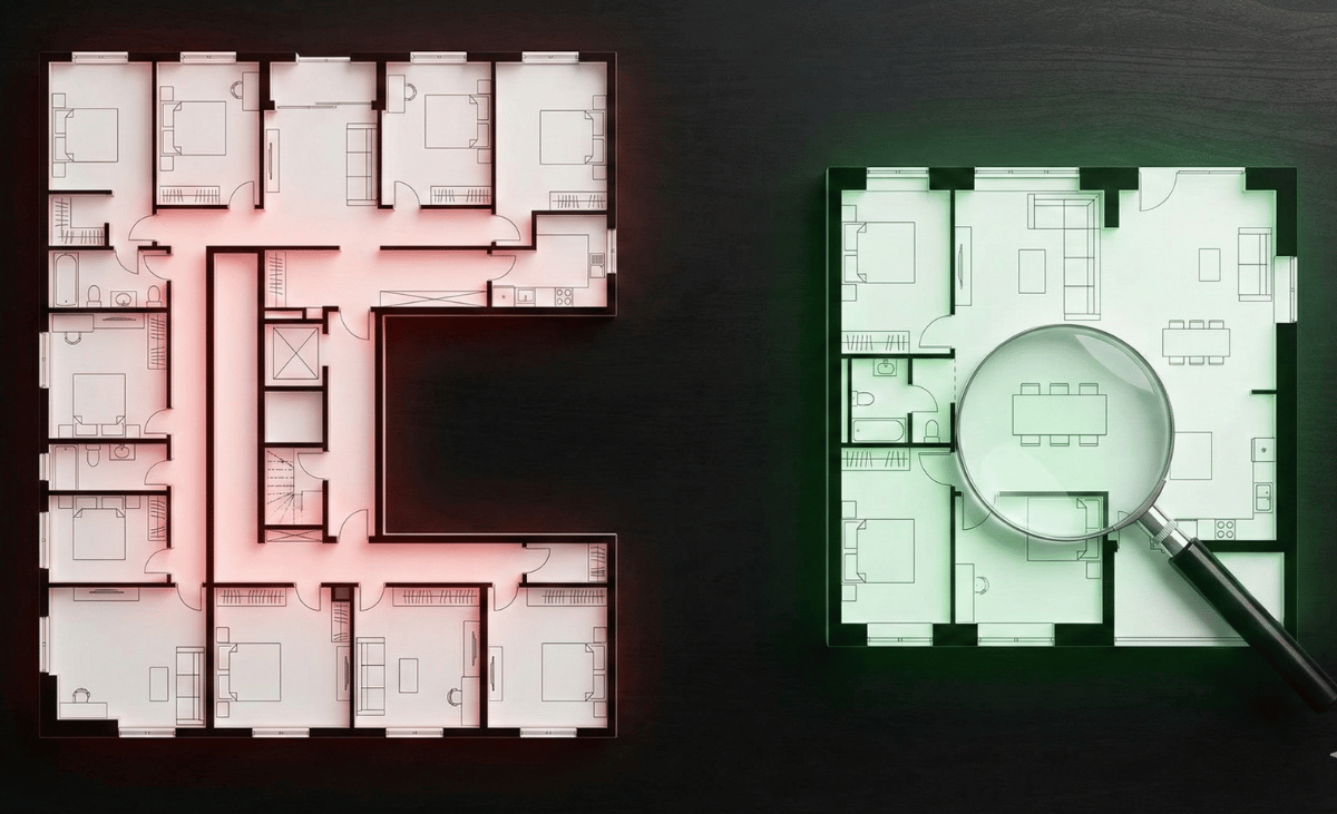 The Square Footage Myth: Why Layout Efficiency Beats Size Every Time