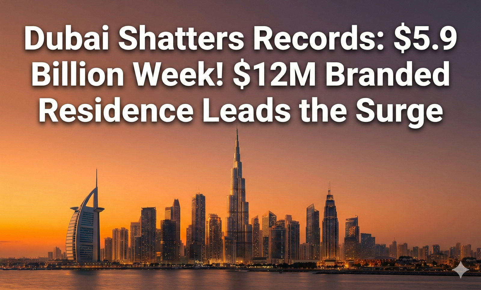Dubai Market Explodes with $5.9 Billion in Weekly Transactions