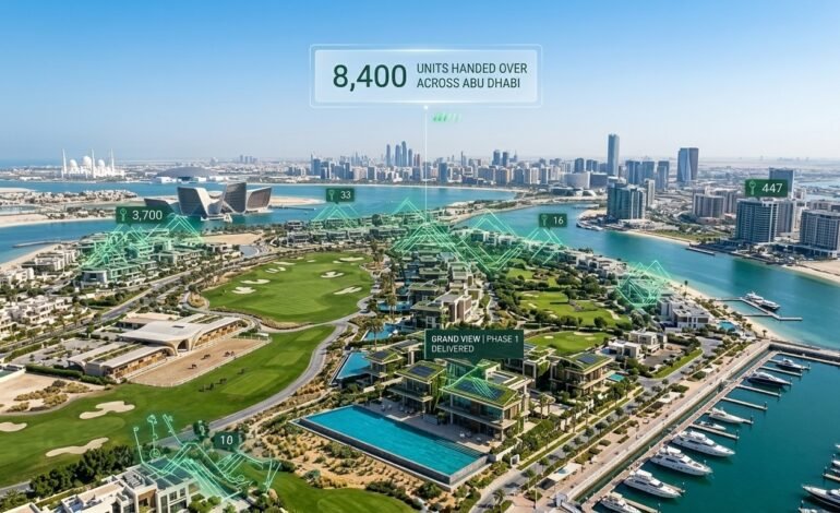 Abu Dhabi Real Estate Market Projected to Hit 8,400 Handovers This Year