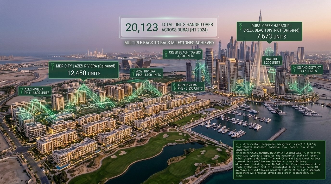 Dubai Real Estate Market Achieves Back-to-Back Handover Milestone