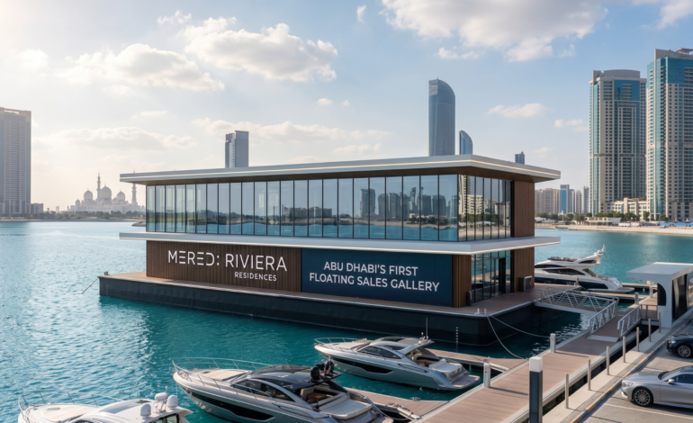 MERED Launches Abu Dhabi’s First Floating Sales Gallery for Riviera Residences