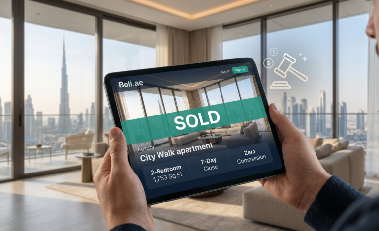 UAE’s First Fully Digital Property Auction: City Walk Asset Sold in 7 Days